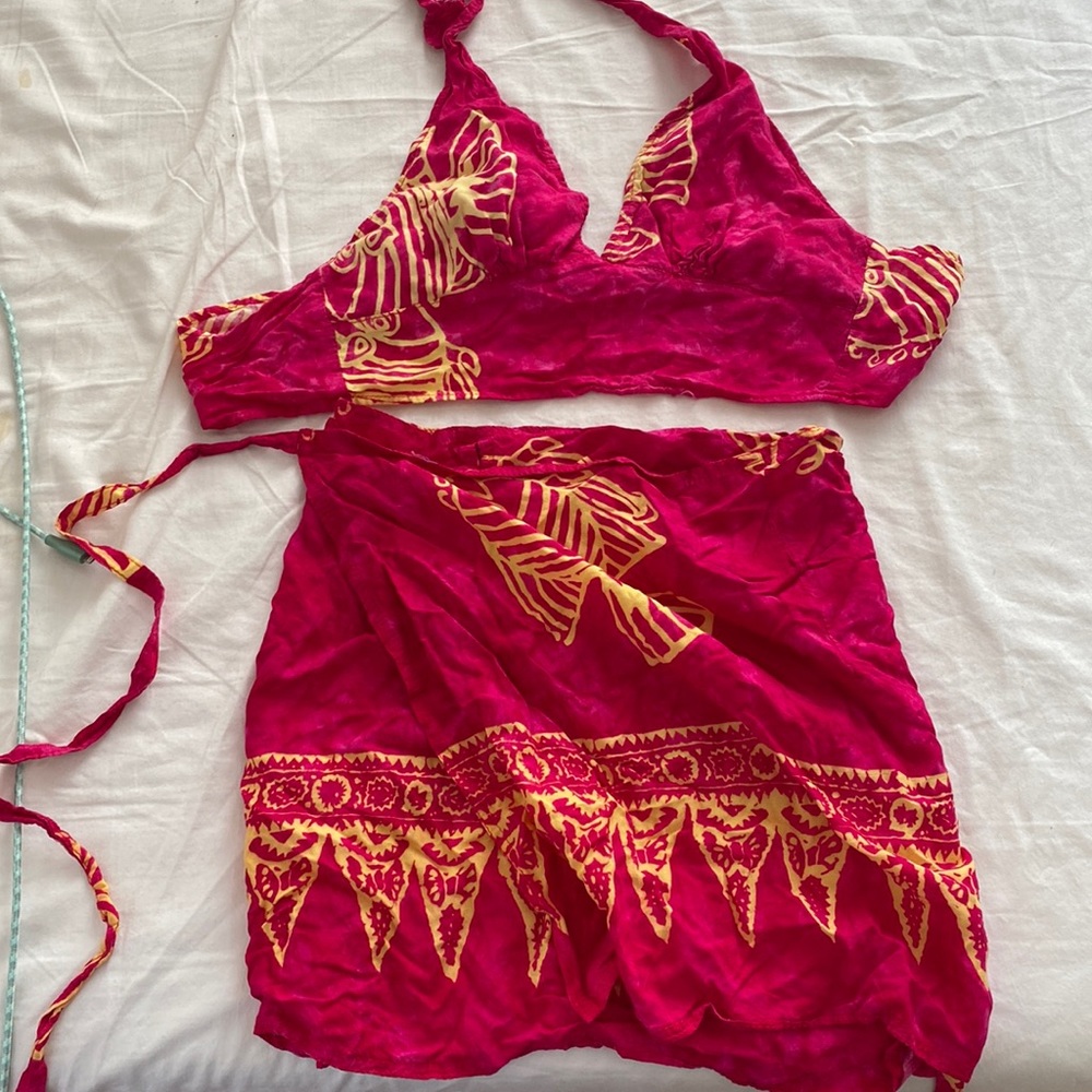 Beach Sarong and Halter Top